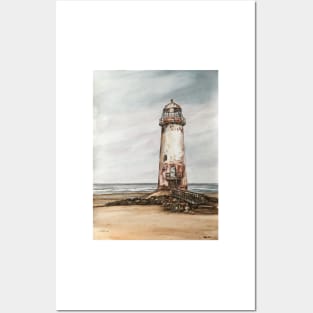Talacre Lighthouse, North Wales Posters and Art